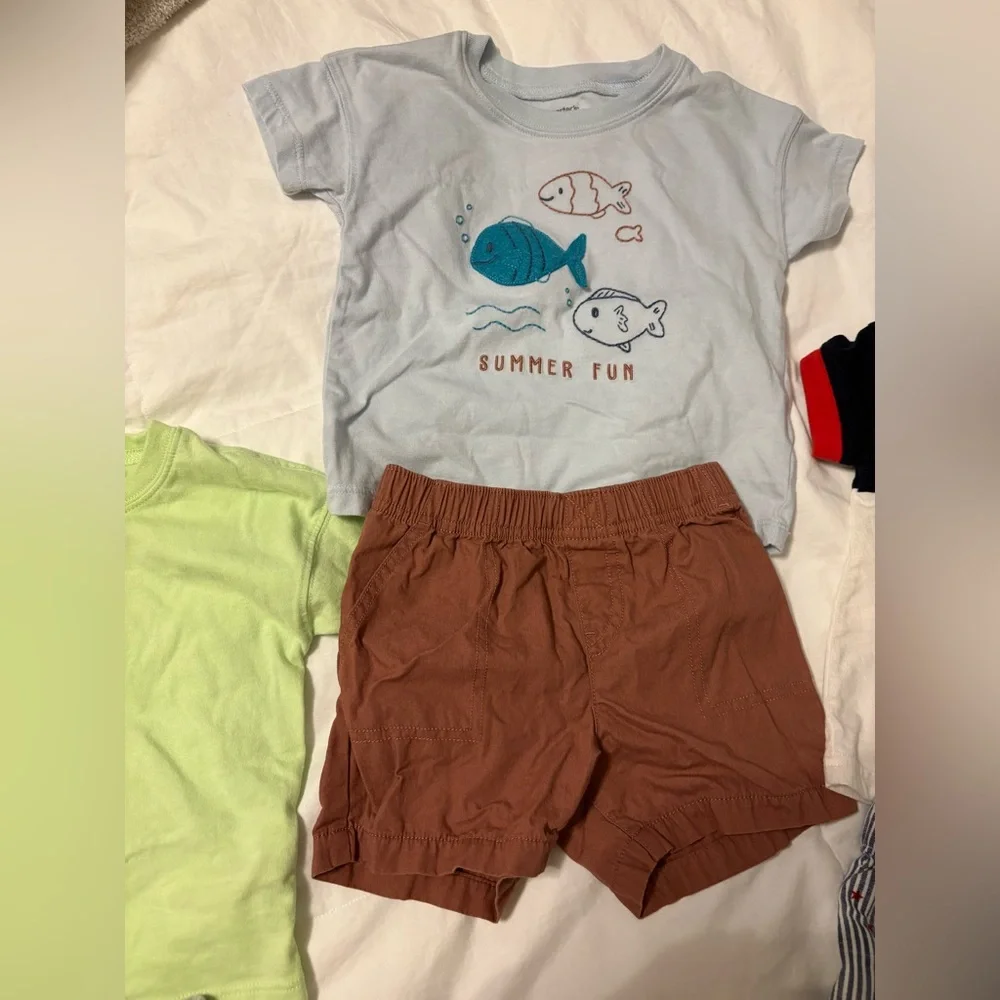 18-24m Boys Summer Outfit Set Bundle